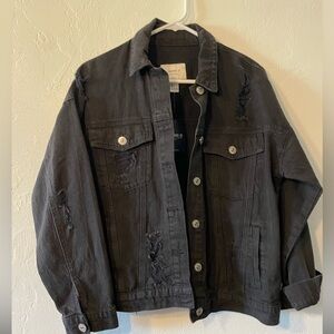 Black Denim Jacket NWT